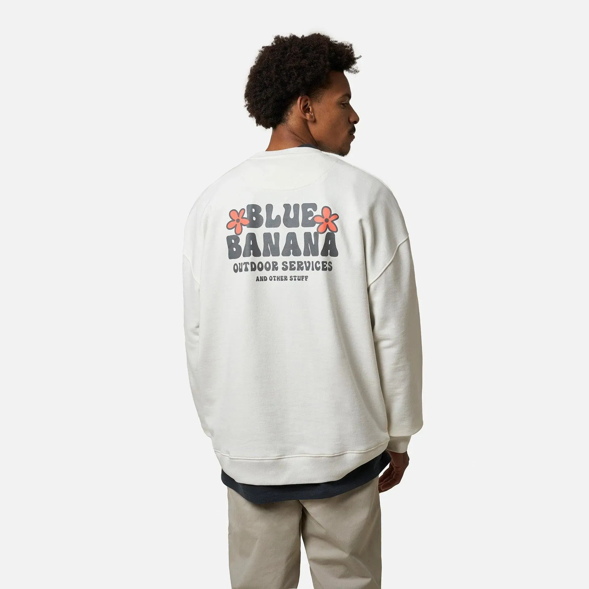 Sudadera Blue Banana Outdoor Off White