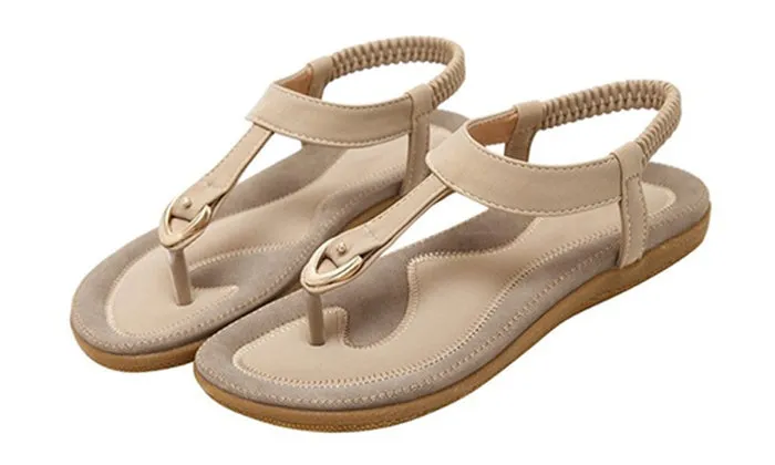 Summer Flat Shoes Comfortable Bohemian Large Size Sandals