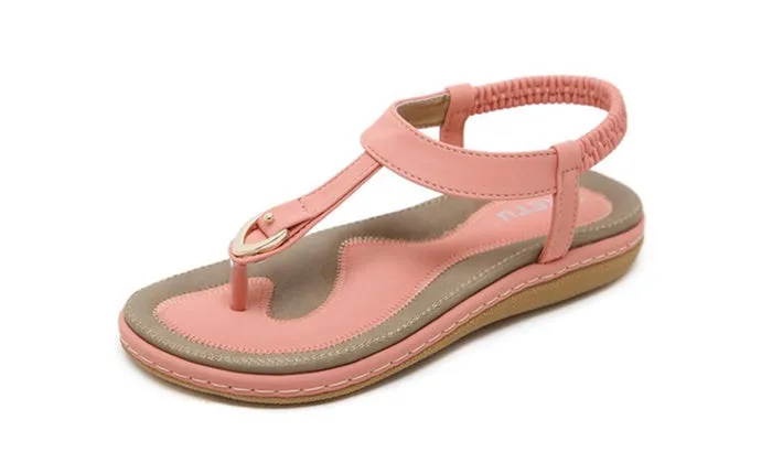 Summer Flat Shoes Comfortable Bohemian Large Size Sandals