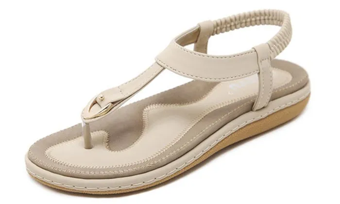Summer Flat Shoes Comfortable Bohemian Large Size Sandals
