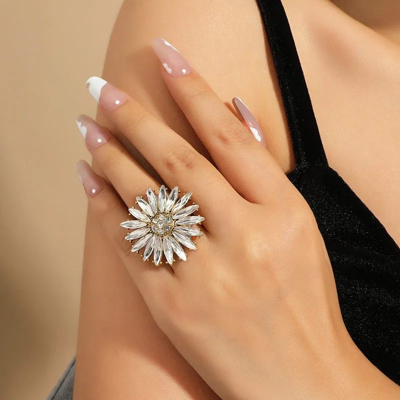 Sunflower Fashion Ring