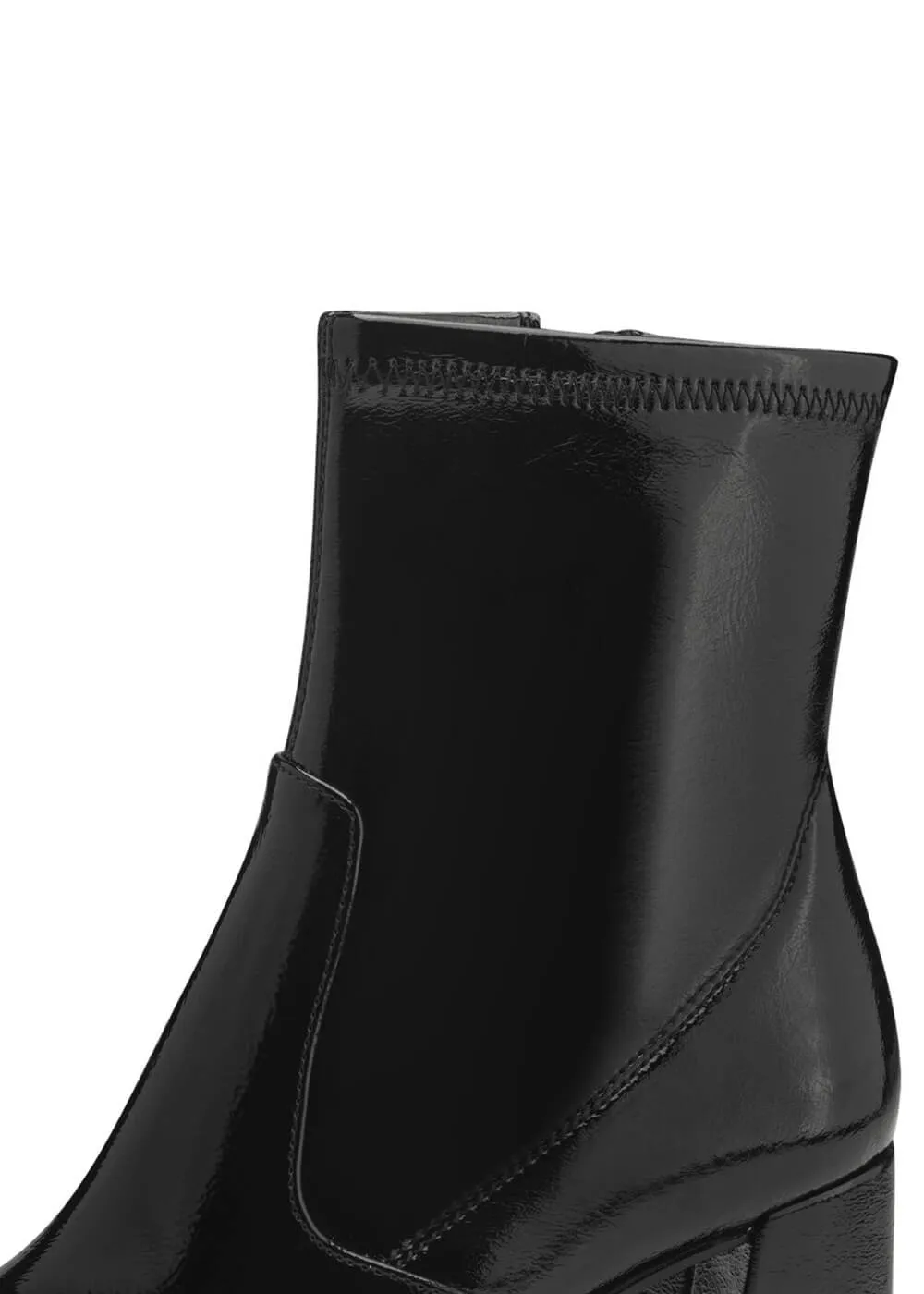 Tamaris Fiona Patent Boots Black