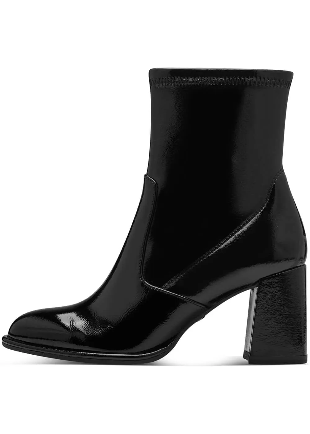 Tamaris Fiona Patent Boots Black
