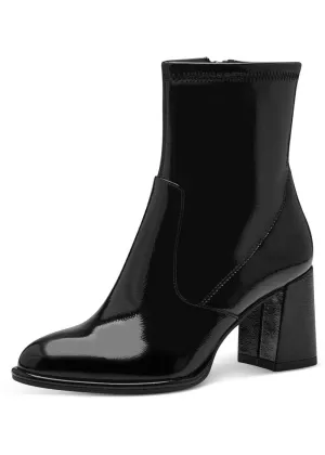 Tamaris Fiona Patent Boots Black