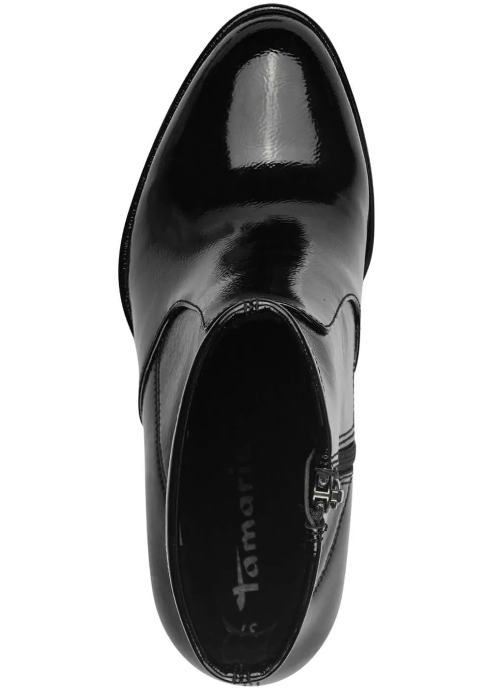 Tamaris Fiona Patent Boots Black