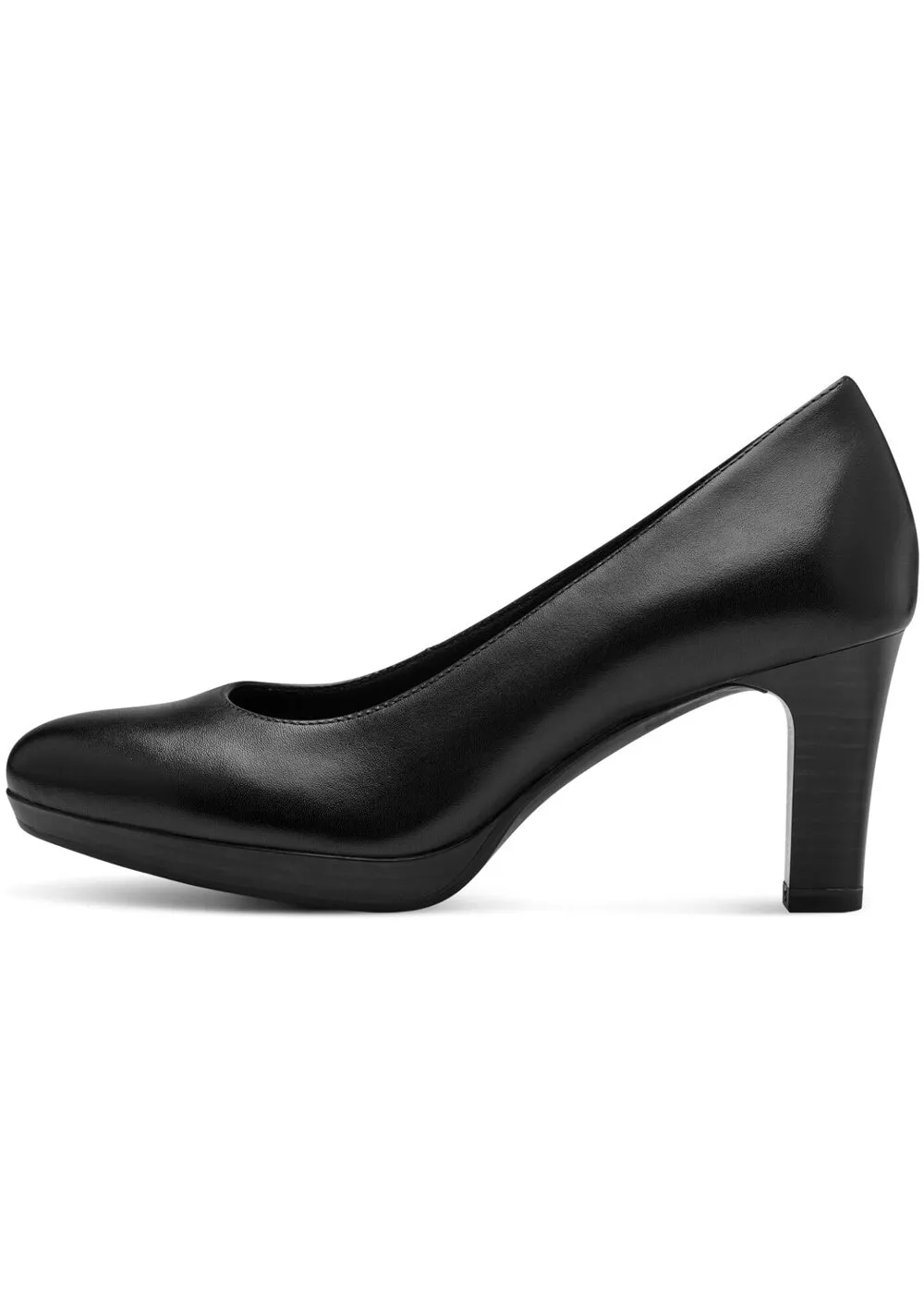 Tamaris Helena Leather 50's Pumps Black