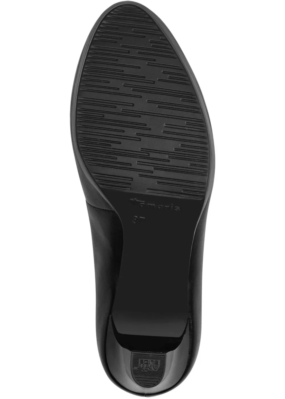 Tamaris Helena Leather 50's Pumps Black