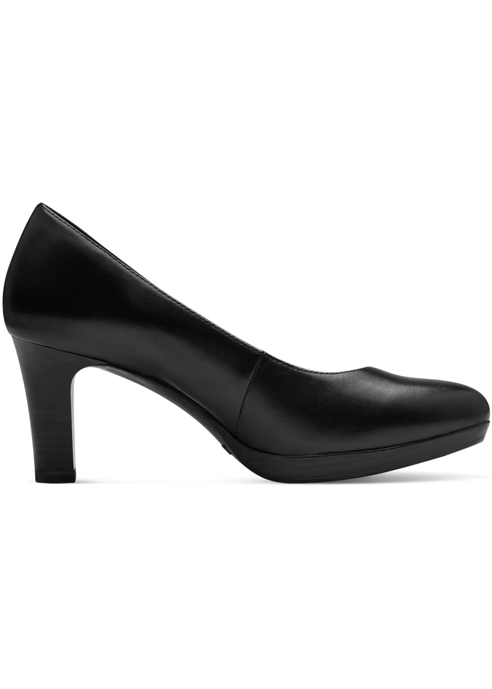 Tamaris Helena Leather 50's Pumps Black