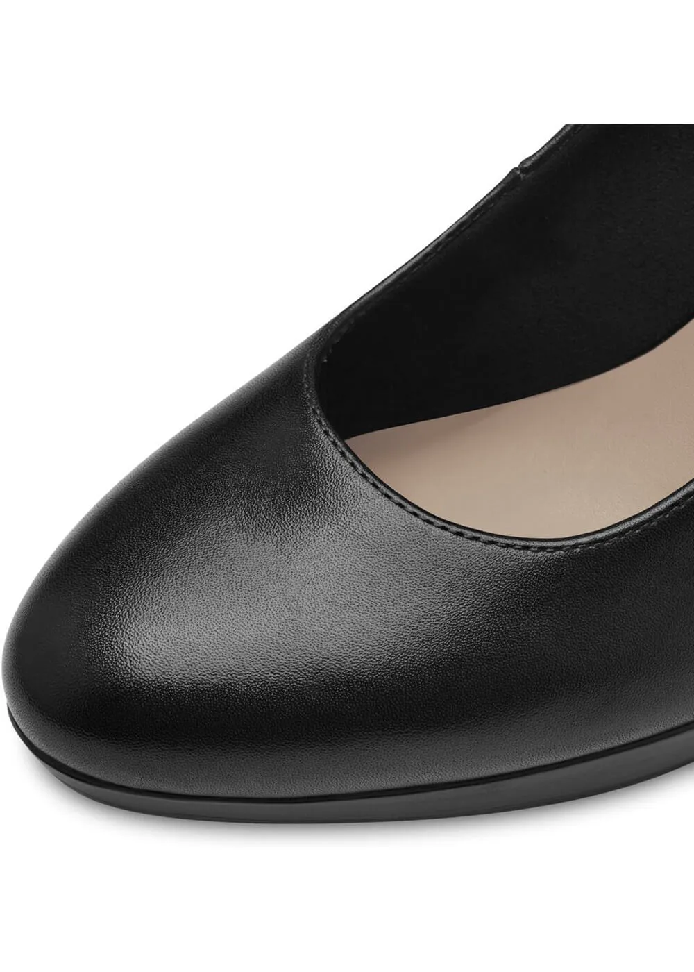 Tamaris Helena Leather 50's Pumps Black