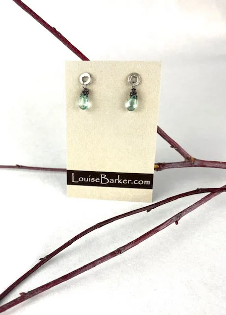 Teeny Tiny handmade silver earrings