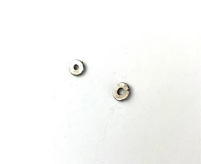 Teeny Tiny handmade silver earrings