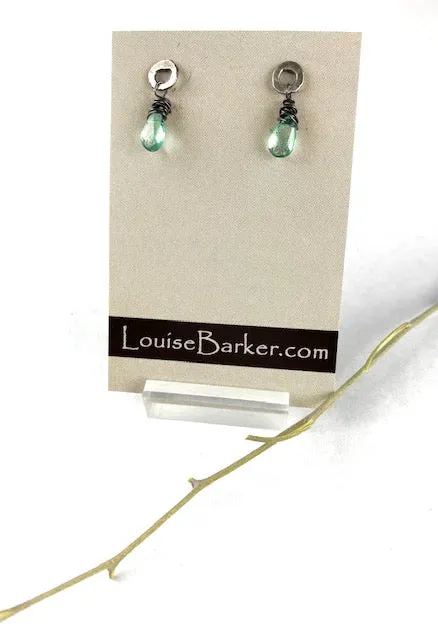 Teeny Tiny handmade silver earrings