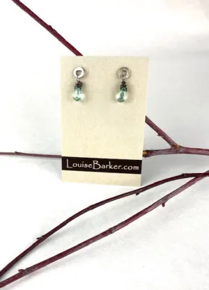 Teeny Tiny handmade silver earrings