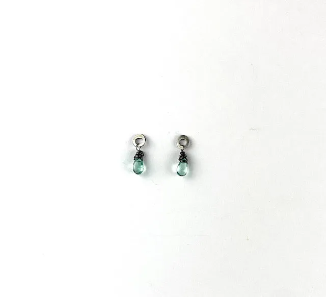 Teeny Tiny handmade silver earrings