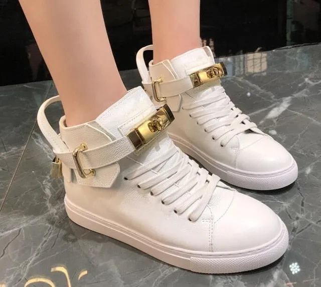 Tenis Women Sneakers Article Genuine Leather Flat