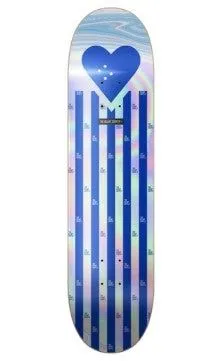 The Heart Supply HS Blue Stripes Foil Blue x Venom Custom Complete Skateboard - 8.25"