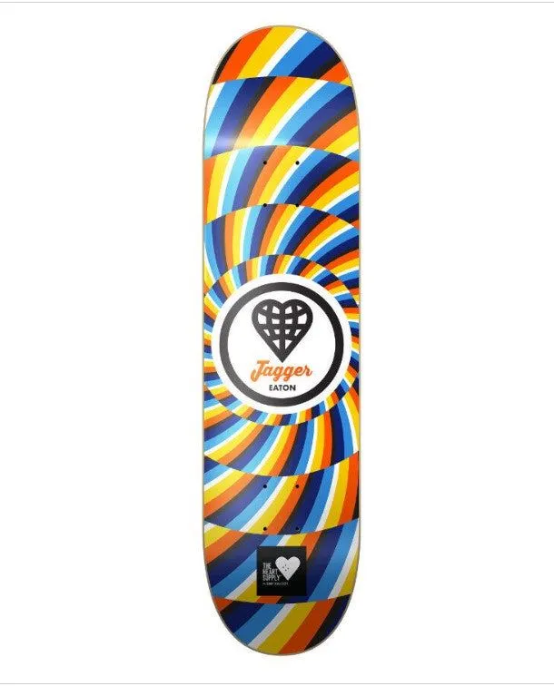 The Heart Supply HS Jagger Illusion Multi x Venom Custom Complete Skateboard - 8.0"