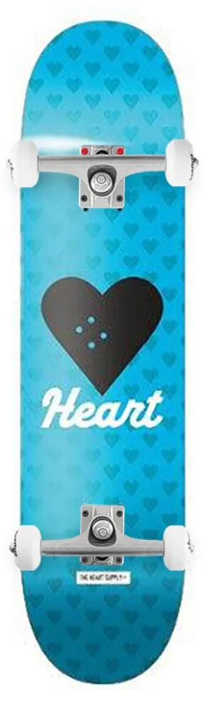 The Heart Supply HS Vertical Flow Blue x Venom Custom Complete Skateboard - 8.25"
