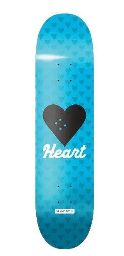 The Heart Supply HS Vertical Flow Blue x Venom Custom Complete Skateboard - 8.25"