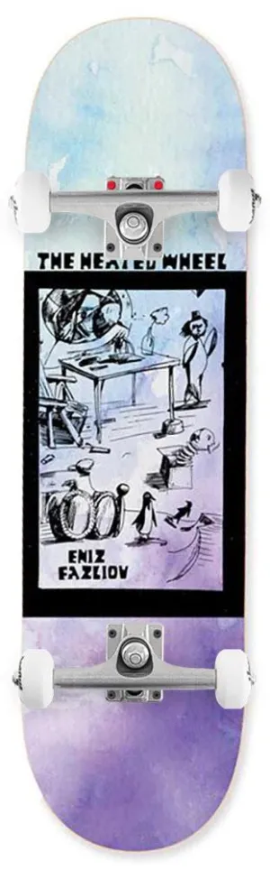 The Heated Skateboard Wheels Eniz Fazliov Pro Model Multi x Venom Custom Complete Skateboard - 8.25"