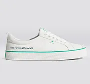 The Skimm OCA Low Off-White Canvas Sneaker Women