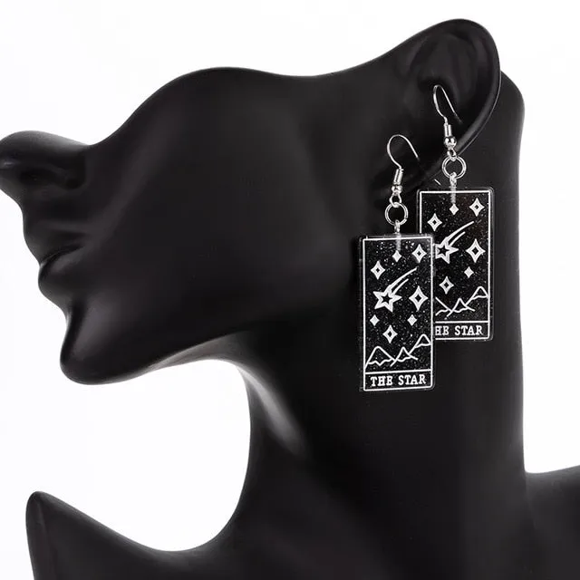 The Star Divine Tarot Earrings