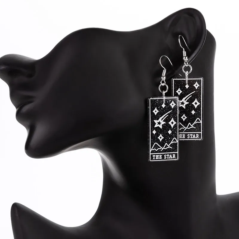 The Star Divine Tarot Earrings