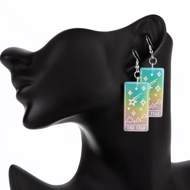 The Star Divine Tarot Earrings
