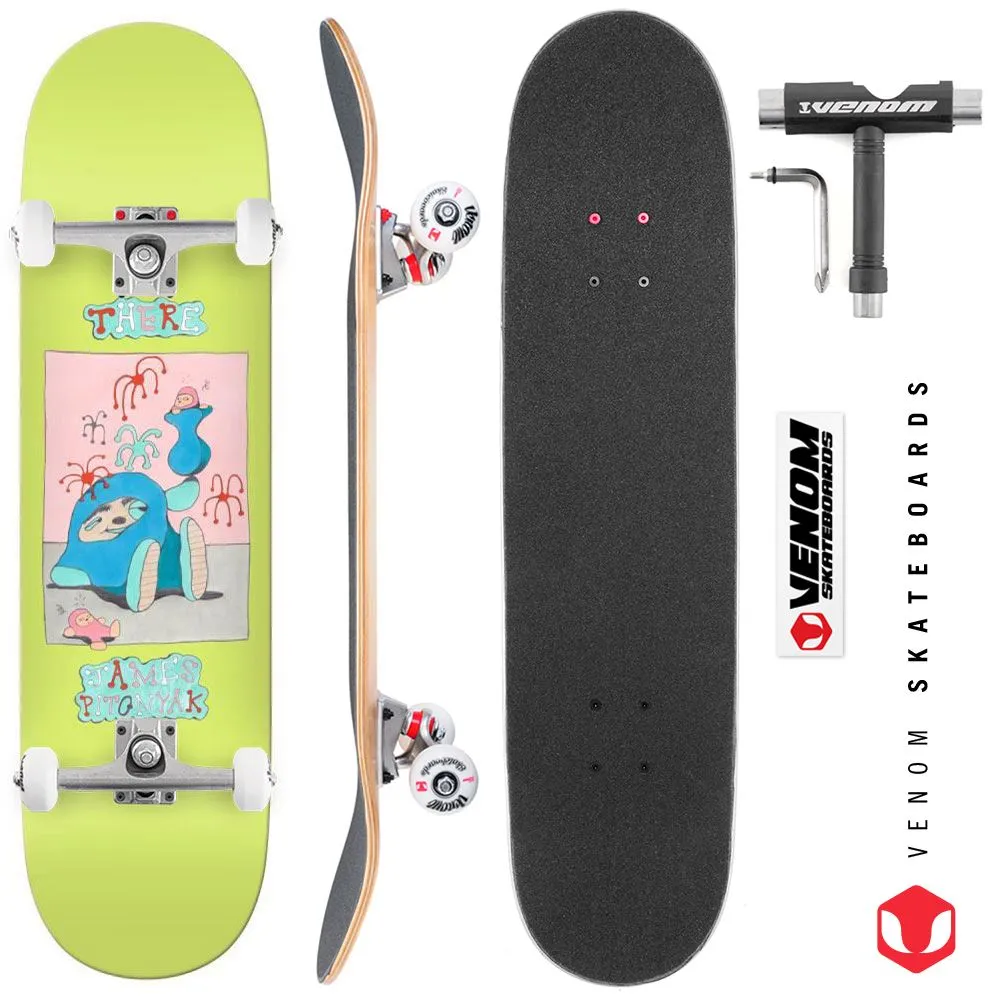 There James Sleepy Custom Complete Skateboard - 8.3"