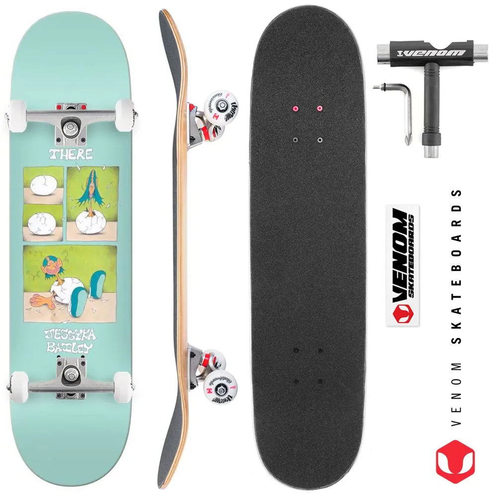 There Jessyka Beginners Custom Complete Skateboard - 8.06"