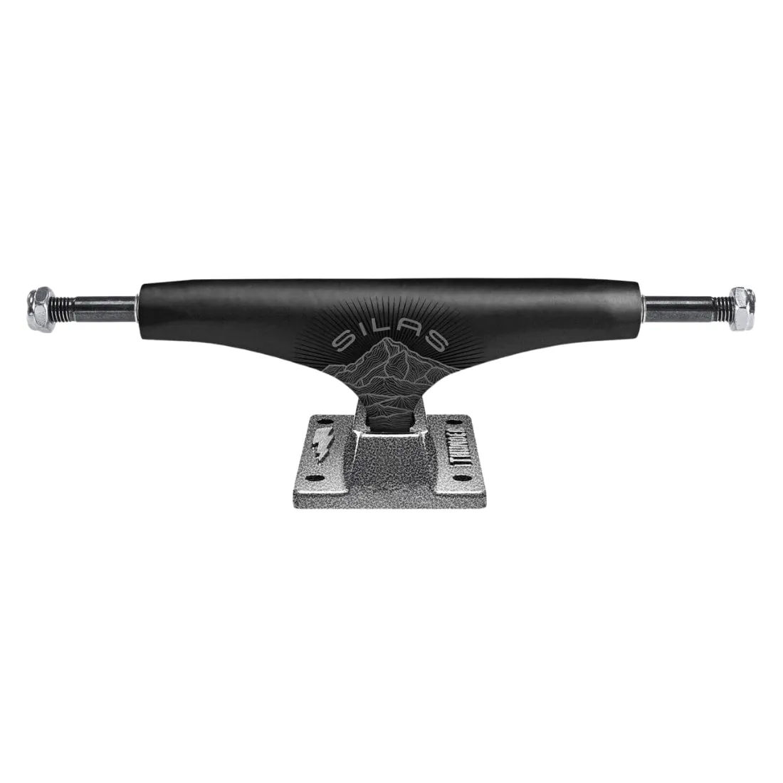 Thunder 149 Silas Rise Pro Edition Trucks (Pair) - Black/Silver