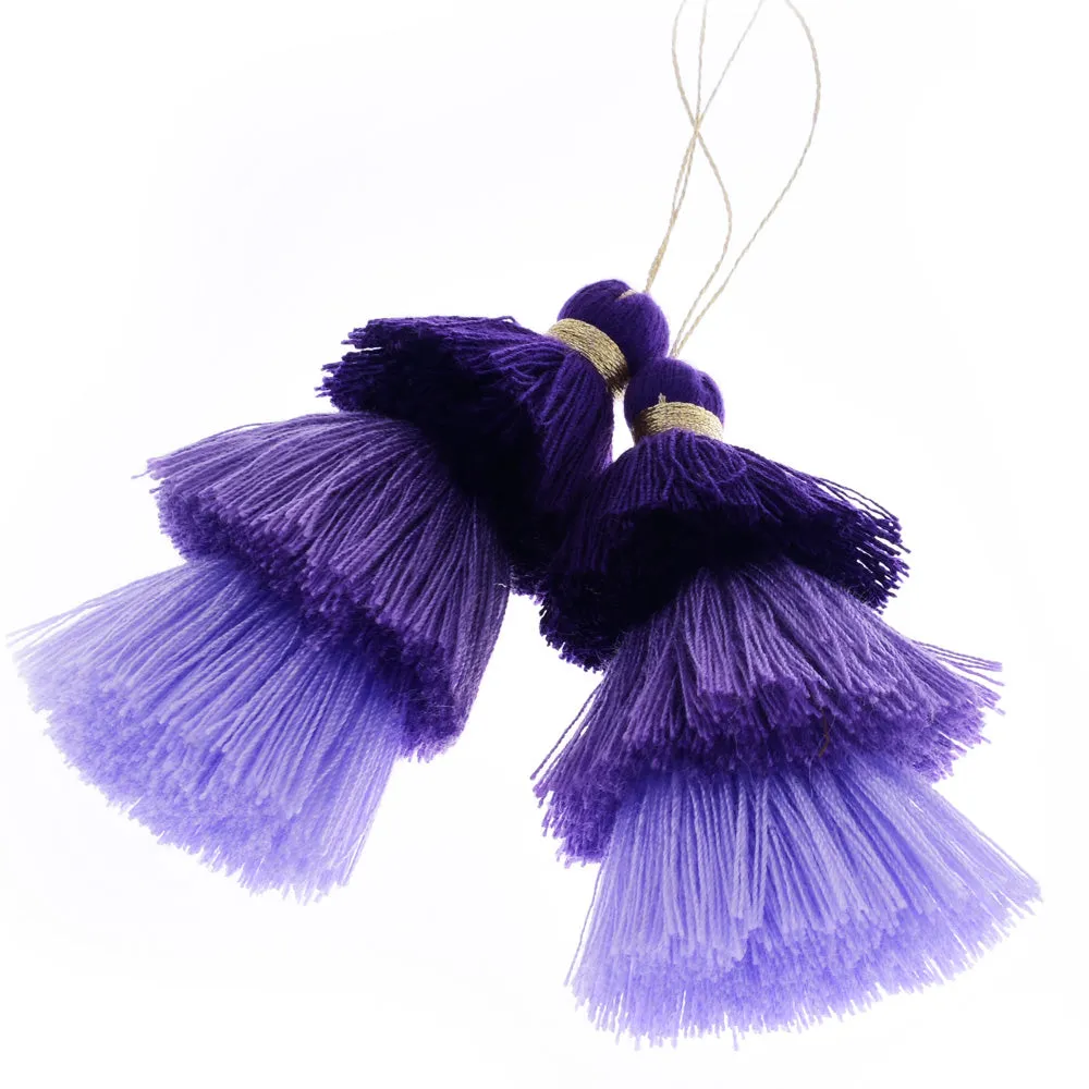Tiered Tassel Earrings Quality Fashion Tassel Stack Necklace Earrings Jewelry Pendants supplies,2pcs/lot