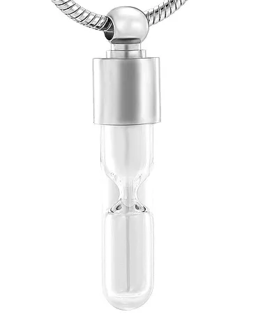 Timeless Hourglass Urn Necklace