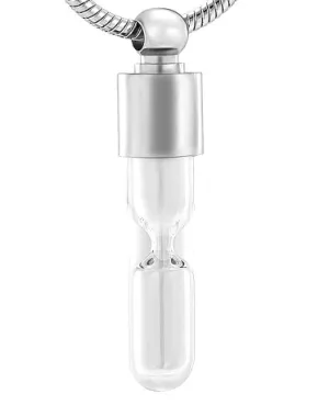 Timeless Hourglass Urn Necklace