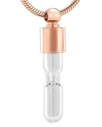 Timeless Hourglass Urn Necklace