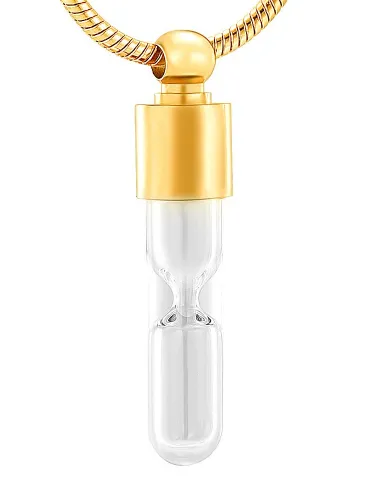 Timeless Hourglass Urn Necklace