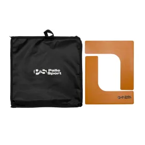 Training – L-Shaped Flat Rubber Markers - Set of 15 – Colour: Orange