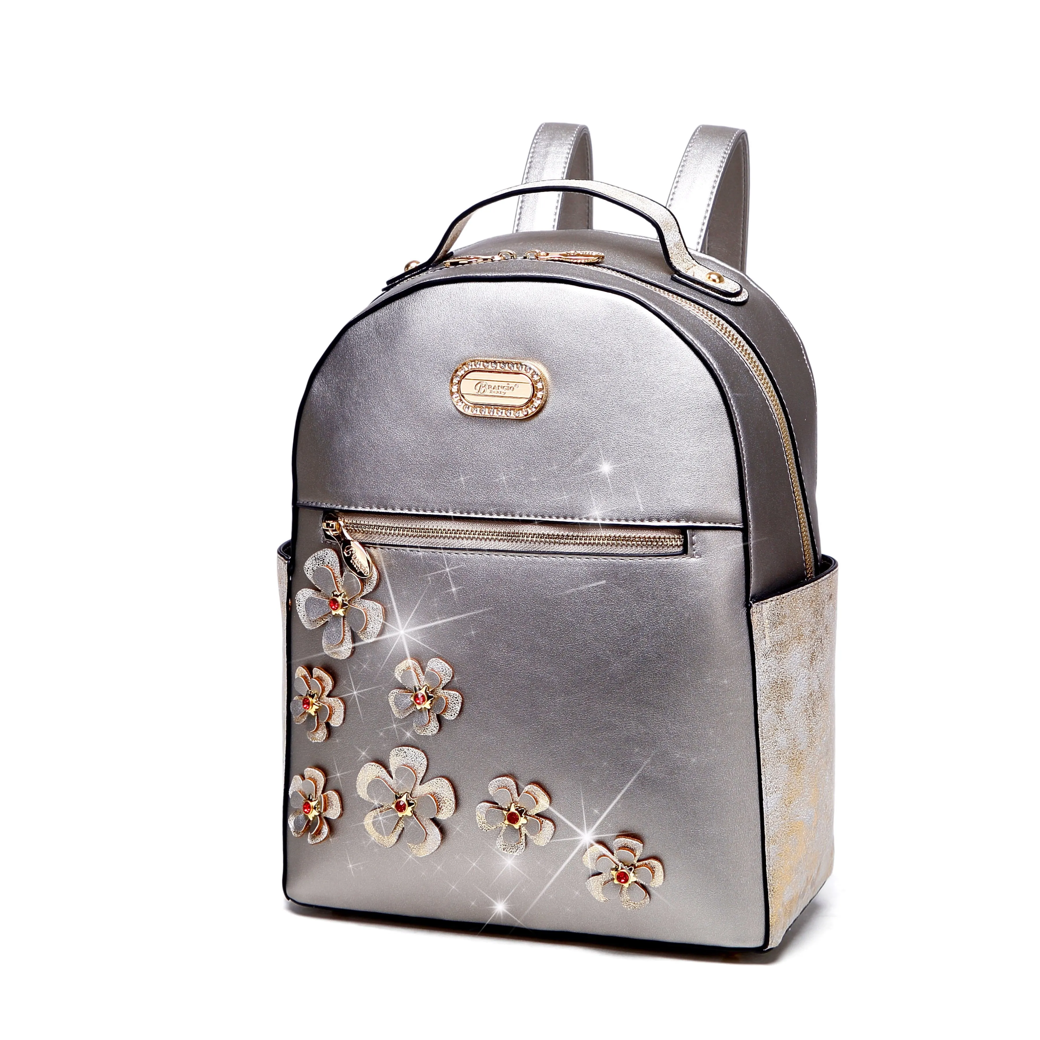 Twinkle Cosmos Handmade Floral Fashion Backpack [KTB9558]