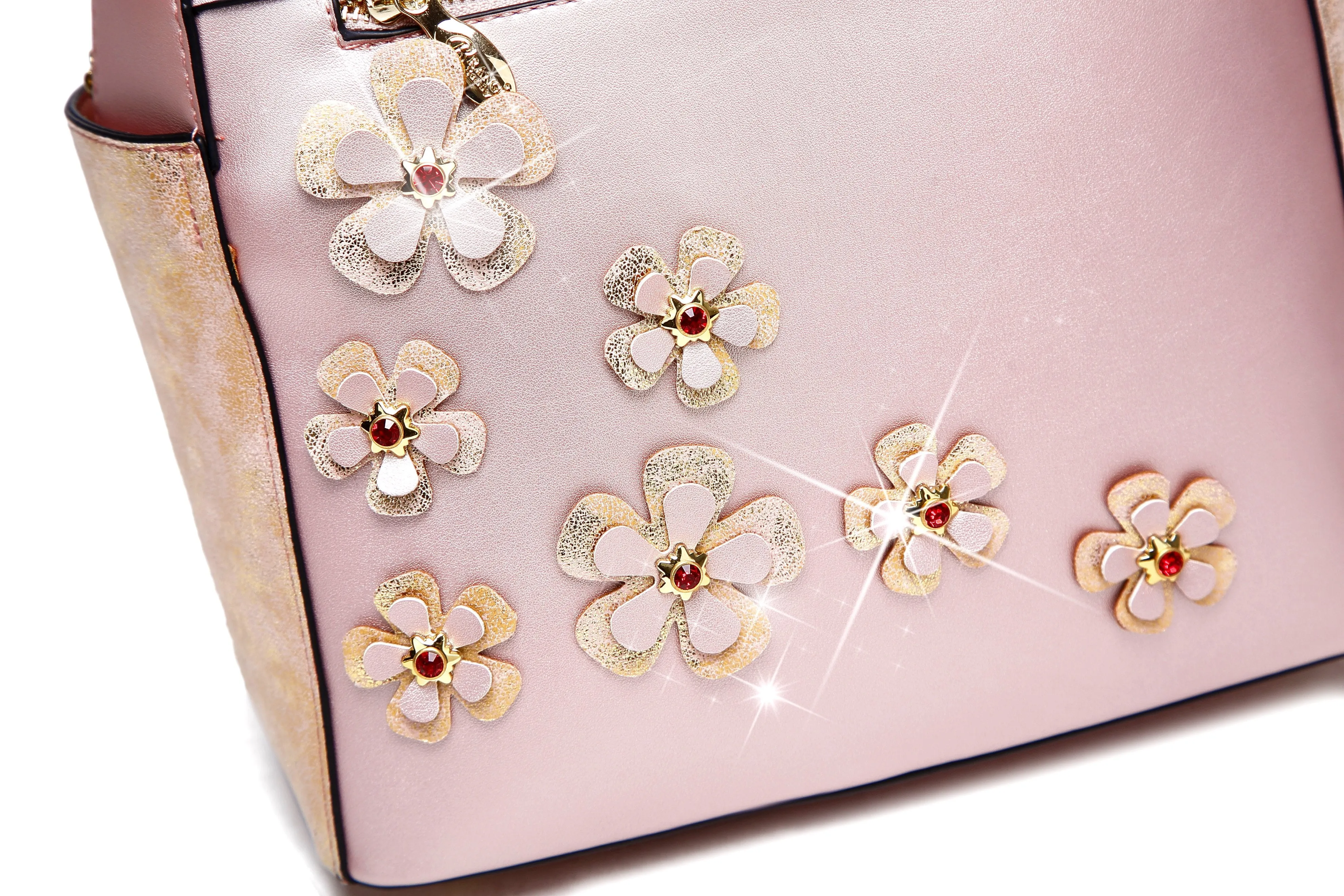 Twinkle Cosmos Handmade Floral Fashion Backpack [KTB9558]