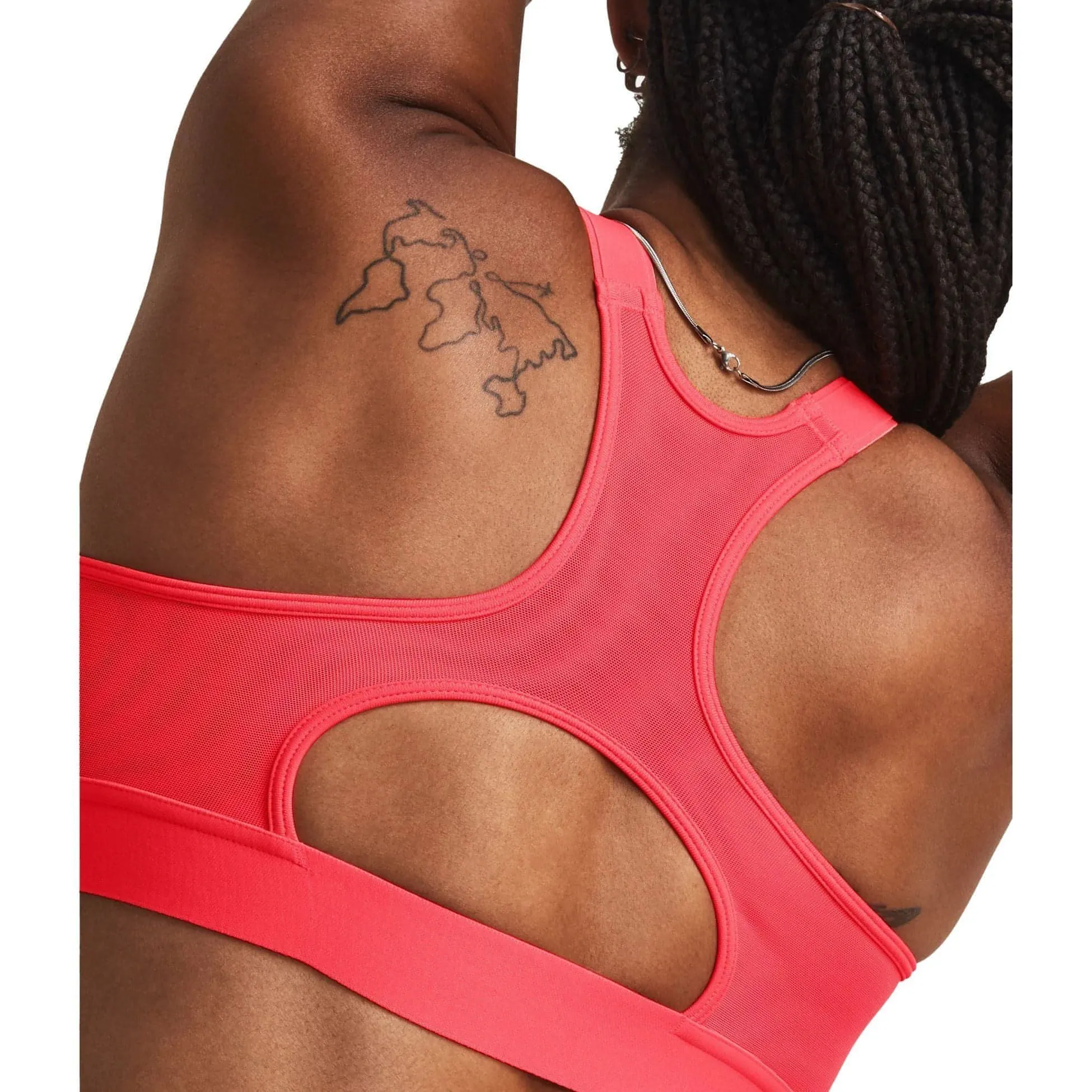Under Armour HeatGear Armour High Womens Sports Bra - Red