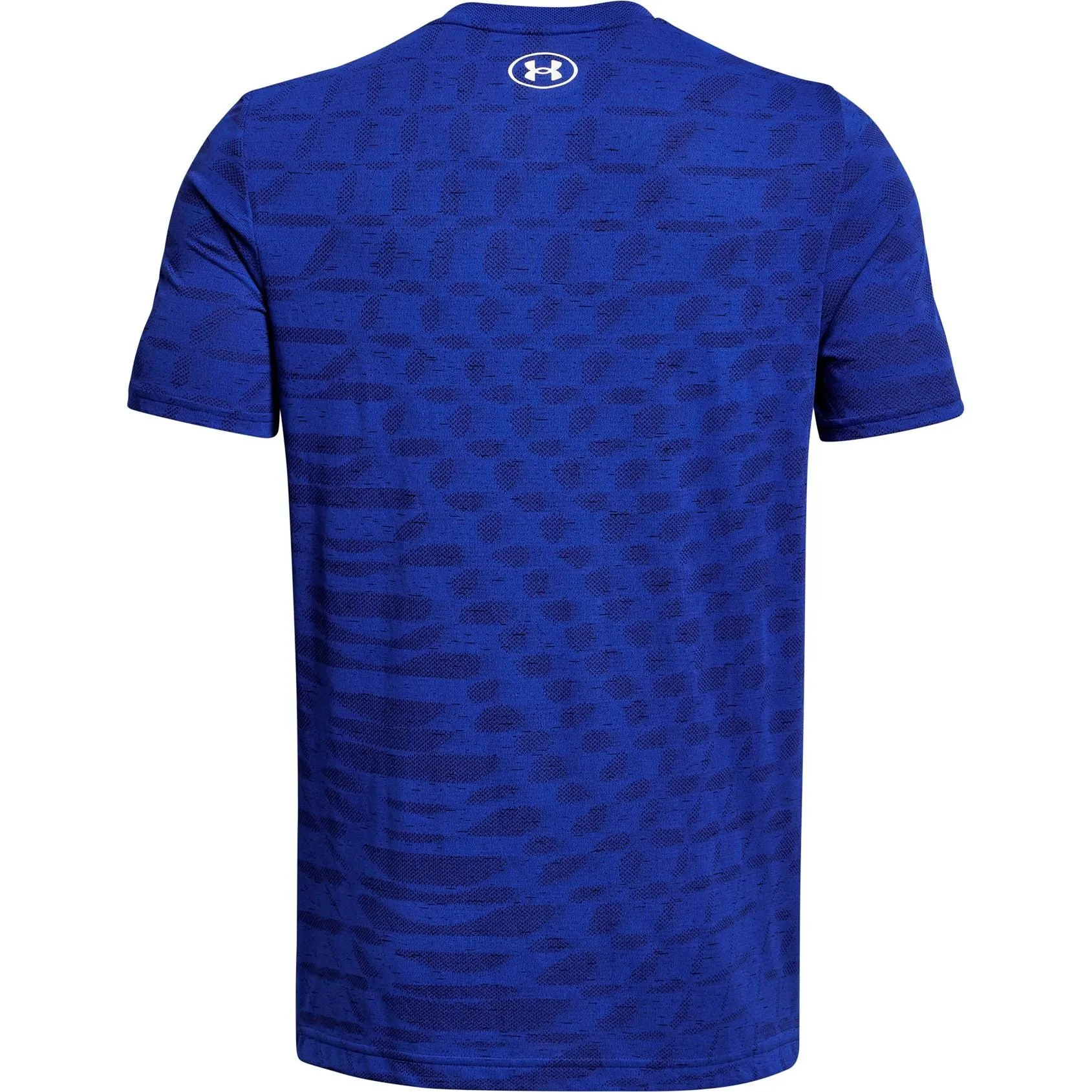 Under Armour Seamless Ripple Short Sleeve Mens Training Top - Blue