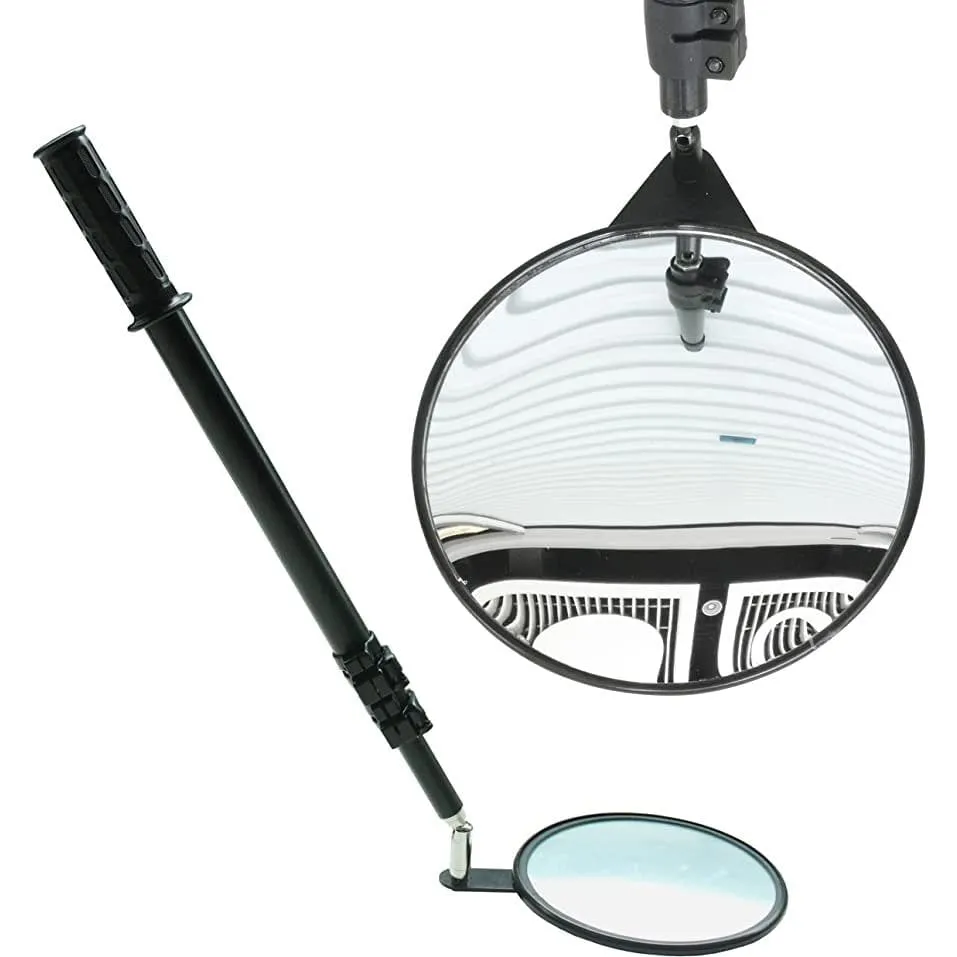 Under Vehicle Inspection Mirror with Telescoping Handle