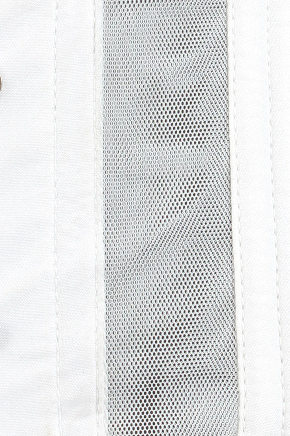 Underbust White Mesh Standard Corset