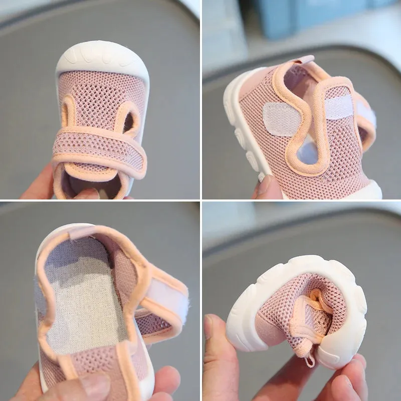 Unisex Baby Mesh Sandals – Breathable, Non-Slip First Shoes (0–3Y)