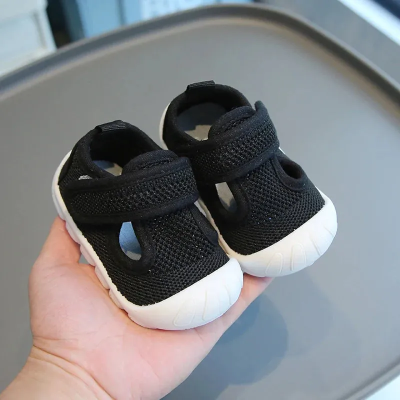 Unisex Baby Mesh Sandals – Breathable, Non-Slip First Shoes (0–3Y)