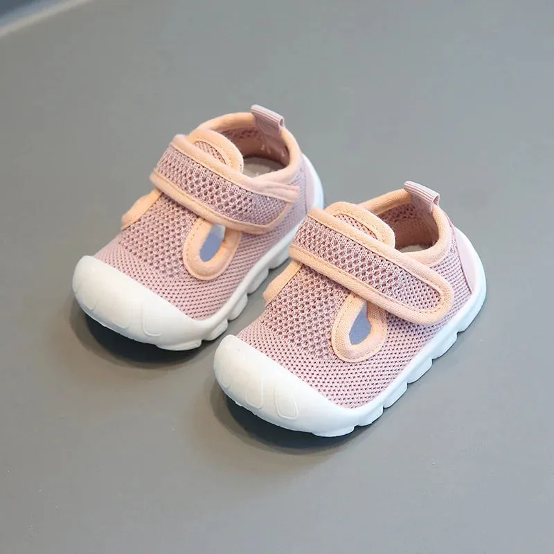 Unisex Baby Mesh Sandals – Breathable, Non-Slip First Shoes (0–3Y)