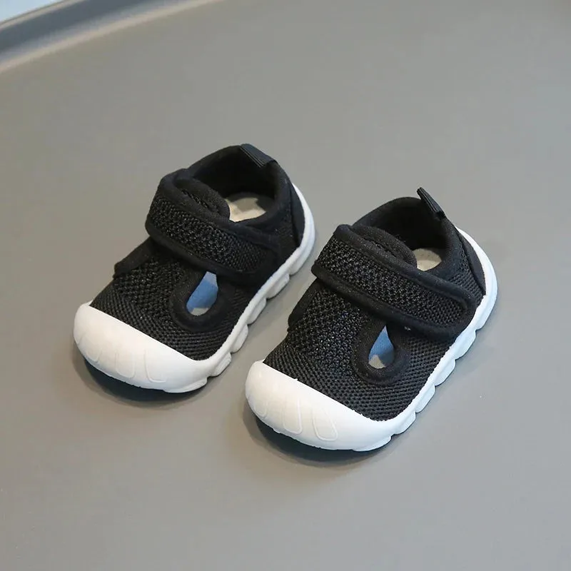 Unisex Baby Mesh Sandals – Breathable, Non-Slip First Shoes (0–3Y)