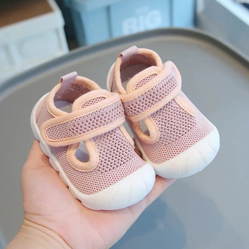 Unisex Baby Mesh Sandals – Breathable, Non-Slip First Shoes (0–3Y)