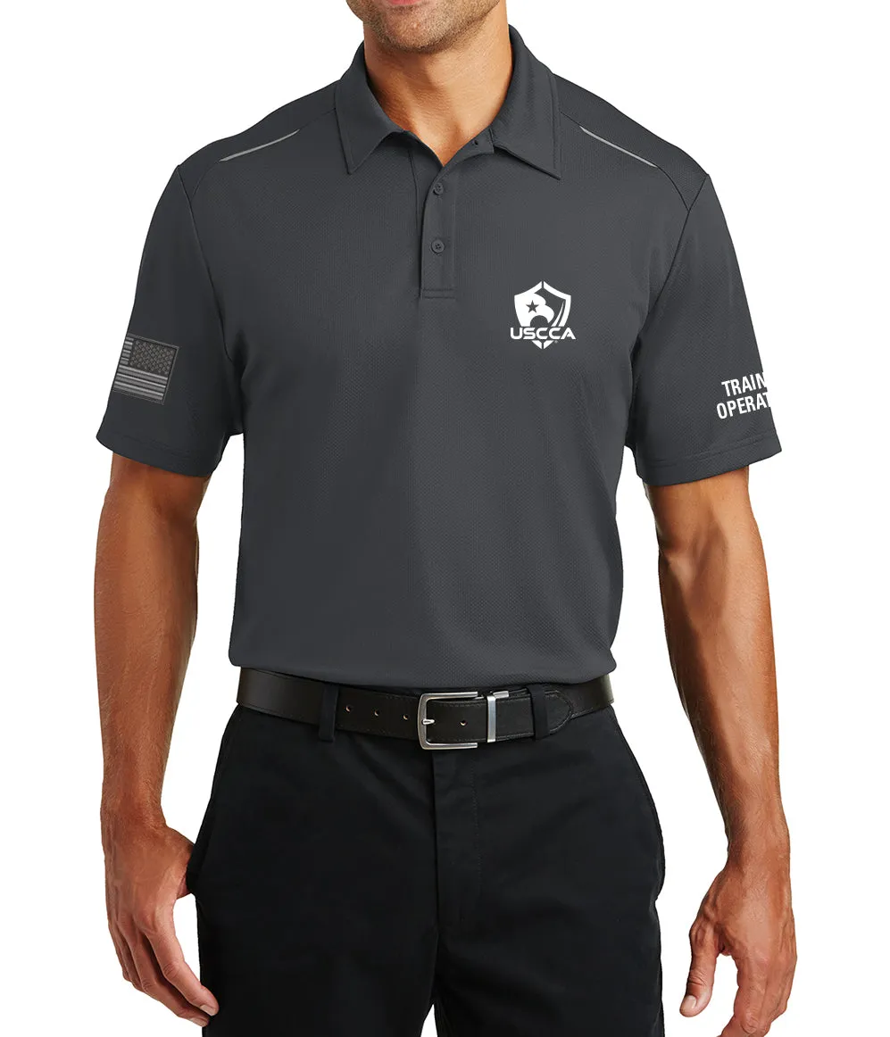 USCCA Men's Port Authority® Pinpoint Mesh Polo