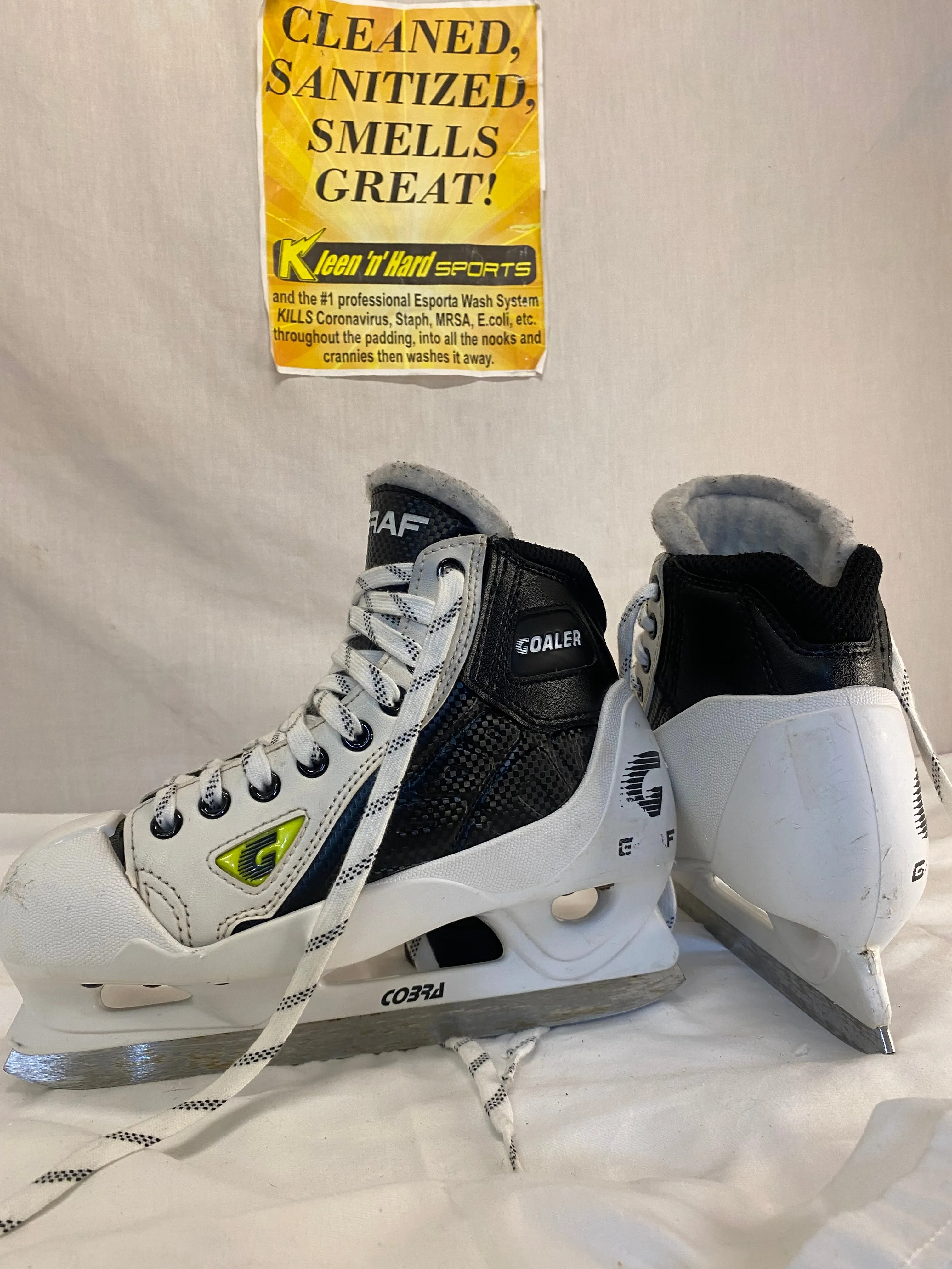Used Graf Goaler Size 5 D Ice Hockey Goalie Skates